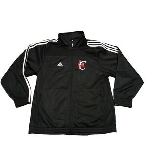 Adidas Jacket‎ NBA LA Clippers Full Zip Black Warmup Youth Size 10/12